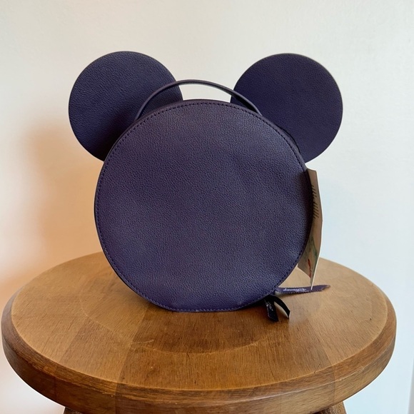 SOLD- NWT Vera Bradley Disney Whimsy Cosmetic Bag Case Mickey MinnieMouse Purple - Picture 7 of 16